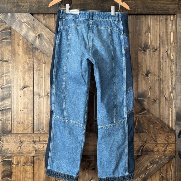 FREE PEOPLE Moonlit Moto Slim Bootcut Jeans - Picture 6 of 12